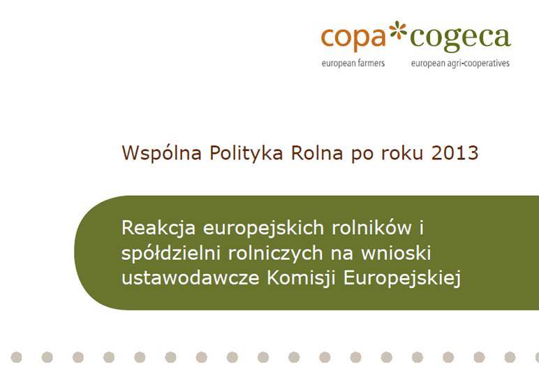copa-cogeca reakcjaWPRpo2013